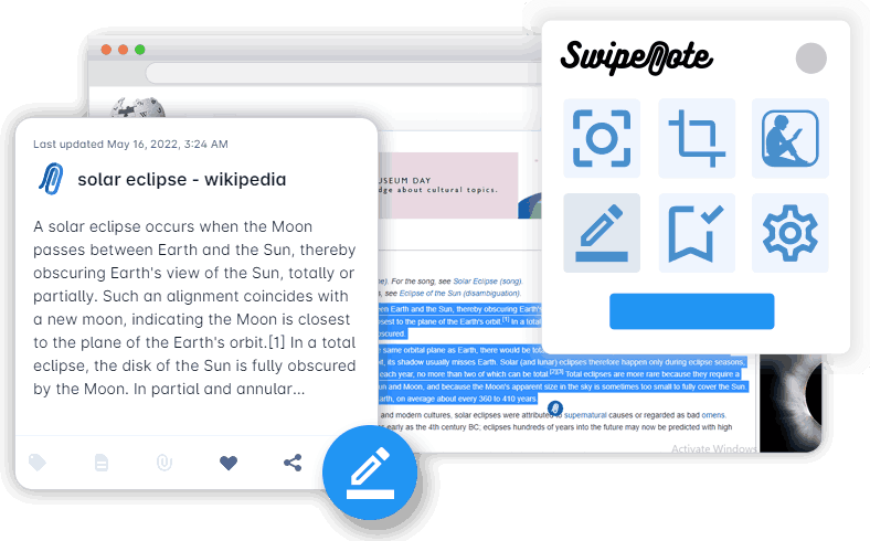 SwipeNote Highlight Text