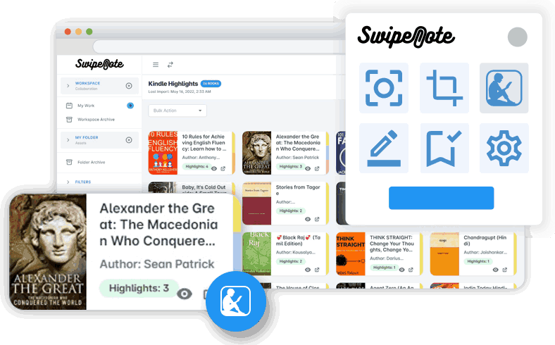 SwipeNote Kindle Import